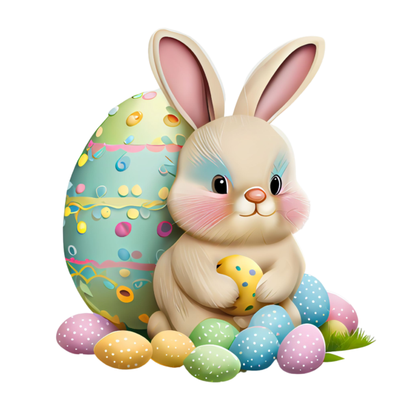 cartoon easter bunny png